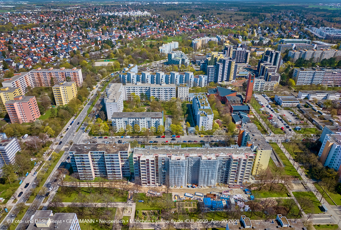 21.04.2023 - Maga-Großsanierung an der Kurt-Eisner-Straße in Neuperlach